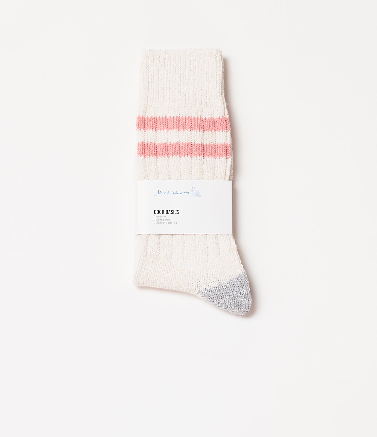 Beige / Coral Merz B. Schwanen GS05 Men Socks | MERZ9413560