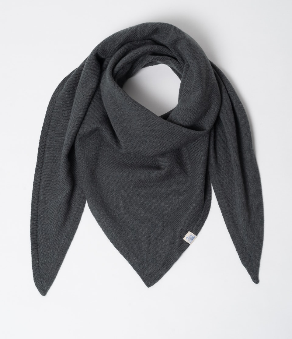 Deep Green Merz B. Schwanen SKTS01 light triangle Women Scarf | MERZ7164938