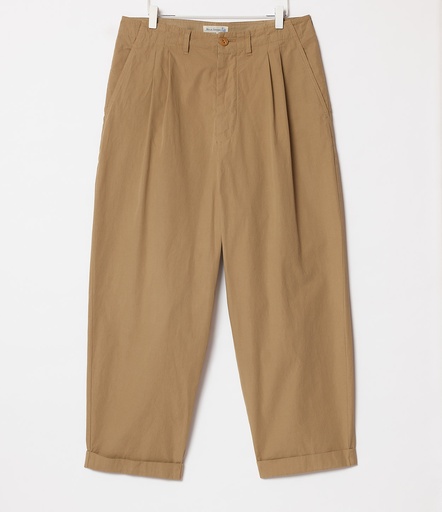 Khaki Merz B. Schwanen PANTS03 pleated-front Women Pants | MERZ2953741
